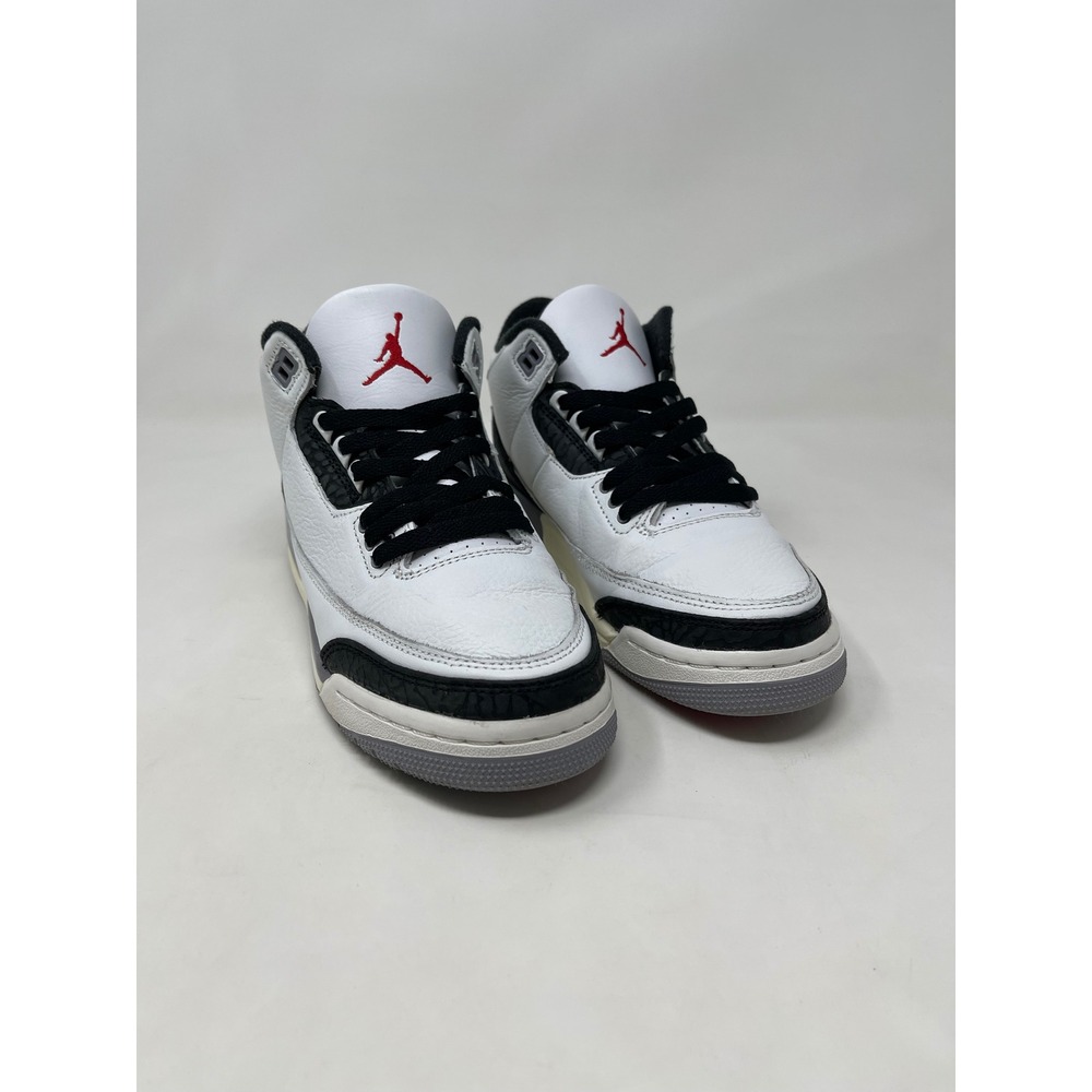 Jordan Air Jordan 3 Retro Kids Size 6Y White Good Elephant Print
